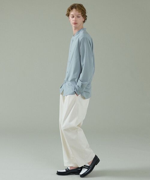 ABAHOUSE / アバハウス シャツ・ブラウス | Vネック スキッパーシャツ / バンドカラー【予約】 | 詳細22