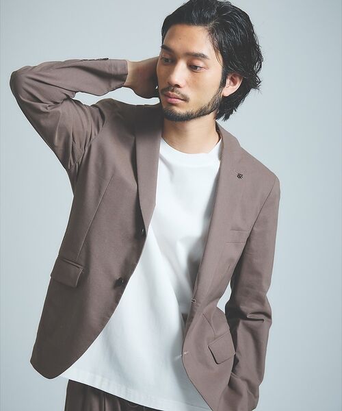 ABAHOUSE / アバハウス Tシャツ | KNIT COLLAR コットンポンチ クルーネック半袖Tシャツ / リラックス | 詳細10