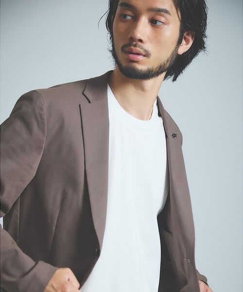 ABAHOUSE / アバハウス Tシャツ | KNIT COLLAR コットンポンチ クルーネック半袖Tシャツ / リラックス | 詳細11