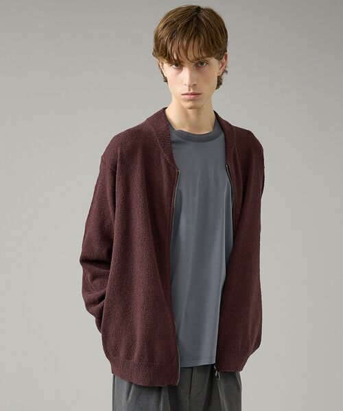 ABAHOUSE / アバハウス Tシャツ | KNIT COLLAR コットンポンチ クルーネック半袖Tシャツ / リラックス | 詳細10