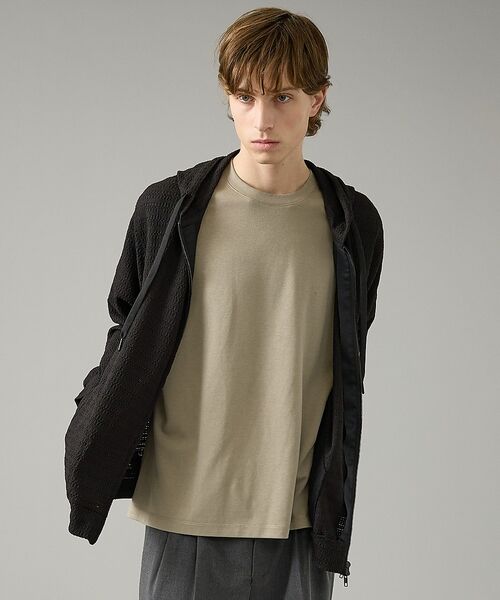 ABAHOUSE / アバハウス パーカー | シアーストレッチ ダブルジップ メッシュパーカー | 詳細20