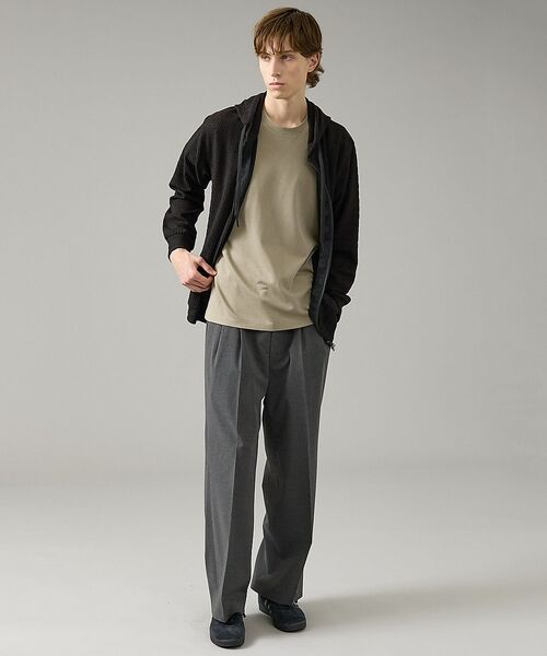 ABAHOUSE / アバハウス パーカー | シアーストレッチ ダブルジップ メッシュパーカー | 詳細21