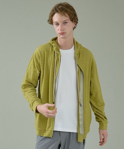 ABAHOUSE / アバハウス パーカー | シアーストレッチ ダブルジップ メッシュパーカー | 詳細26