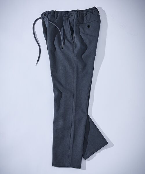 ABAHOUSE / アバハウス パンツ | カルゼストレッチ ノータック イージーパンツ / スリムテーパード | 詳細11