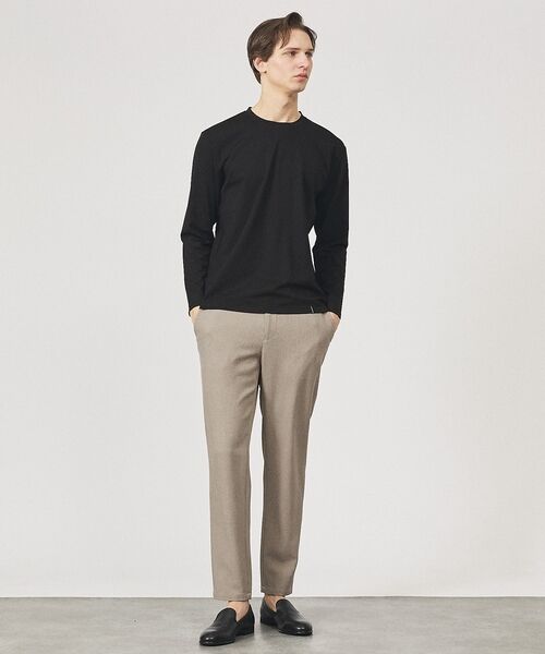 ABAHOUSE / アバハウス パンツ | カルゼストレッチ ノータック イージーパンツ / スリムテーパード | 詳細9