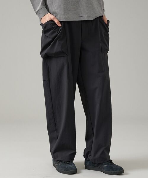 ABAHOUSE / アバハウス パンツ | 【CORDURA】TUCK＆DARTS コーデュラナイロン パラシュートパンツ | 詳細2