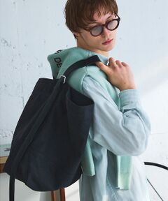 ABAHOUSE / アバハウス トートバッグ | 【マルチウェイ】キャンバス×レザー トートバッグ【CHIMÈRE/シメール】【予