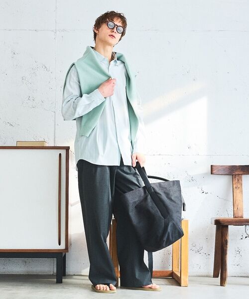 ABAHOUSE / アバハウス トートバッグ | 【マルチウェイ】キャンバス×レザー トートバッグ【CHIMÈRE/シメール】【予 | 詳細7