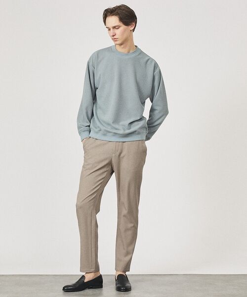 ABAHOUSE / アバハウス スウェット | クォーターゲージニット クルーネックスウェット / リラックスフィット | 詳細13