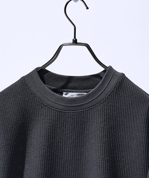 ABAHOUSE / アバハウス スウェット | クォーターゲージニット クルーネックスウェット / リラックスフィット | 詳細18