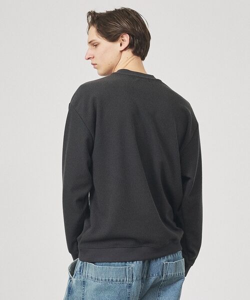 ABAHOUSE / アバハウス スウェット | クォーターゲージニット クルーネックスウェット / リラックスフィット | 詳細19