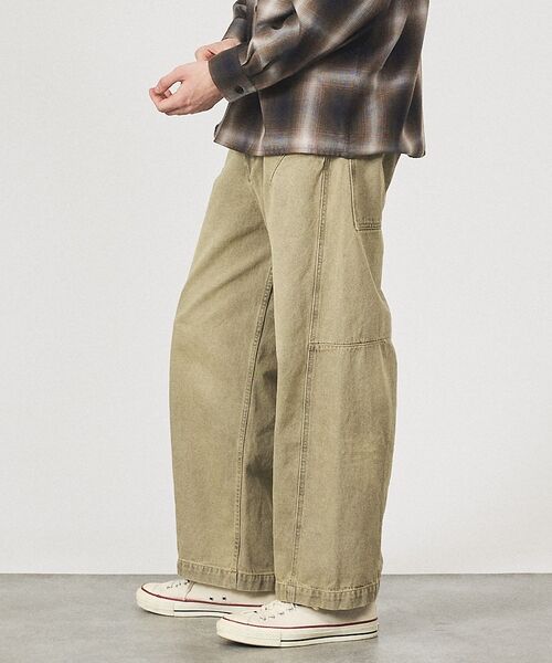 ABAHOUSE / アバハウス デニムパンツ | DARTS DENIM ワイドストレートデニム / ヴィンテージライク | 詳細26