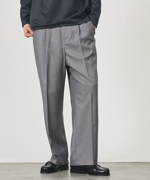 ABAHOUSE / アバハウス パンツ | ピンストライプ ワイドストレート イージースラックス / ワイドパンツ | 詳細4