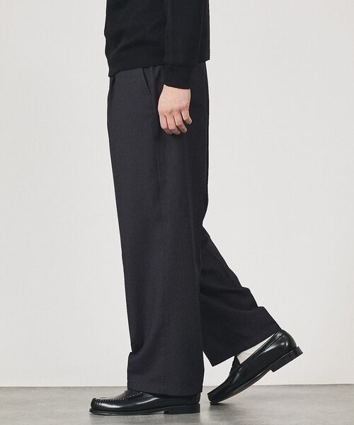 ABAHOUSE / アバハウス パンツ | ピンストライプ ワイドストレート イージースラックス / ワイドパンツ | 詳細27