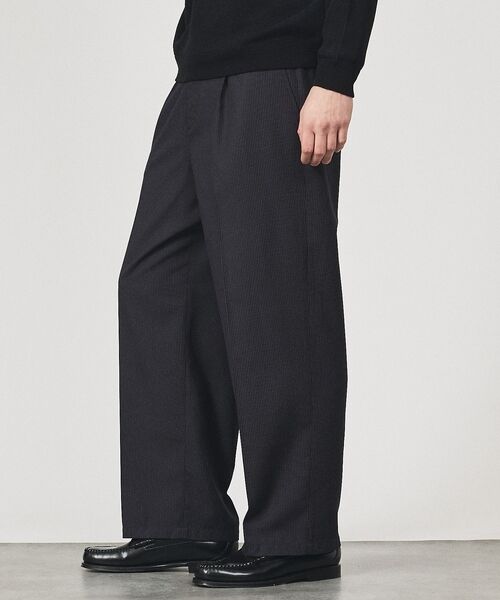 ABAHOUSE / アバハウス パンツ | ピンストライプ ワイドストレート イージースラックス / ワイドパンツ | 詳細28