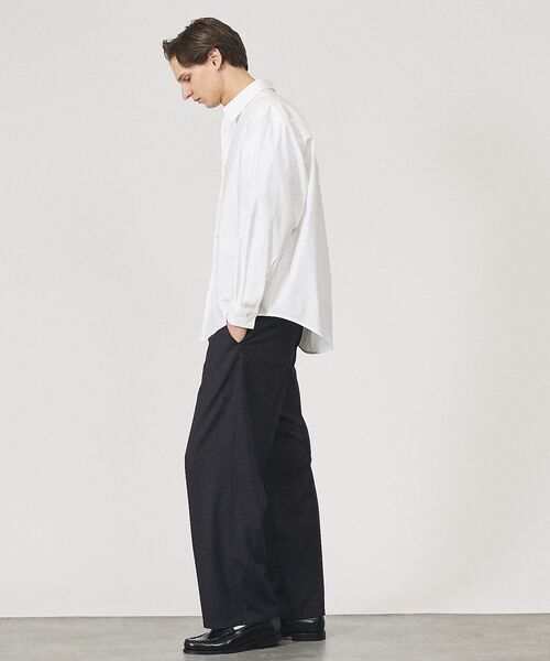 ABAHOUSE / アバハウス パンツ | ピンストライプ ワイドストレート イージースラックス / ワイドパンツ | 詳細30