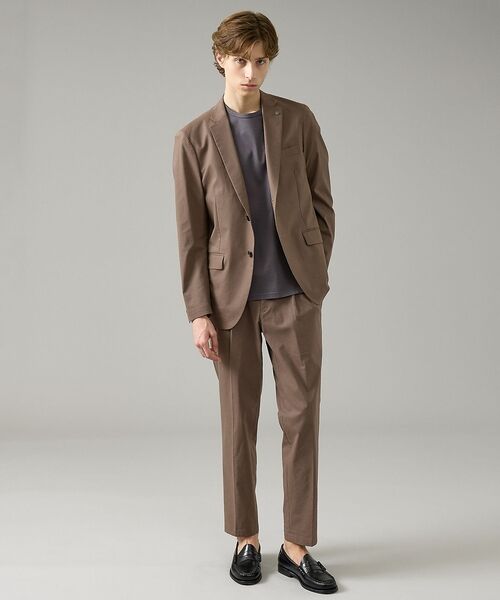 ABAHOUSE / アバハウス テーラードジャケット | 【セットアップ対応】スーパーストレッチ リネンジャケット/ FLEX JACKE | 詳細1