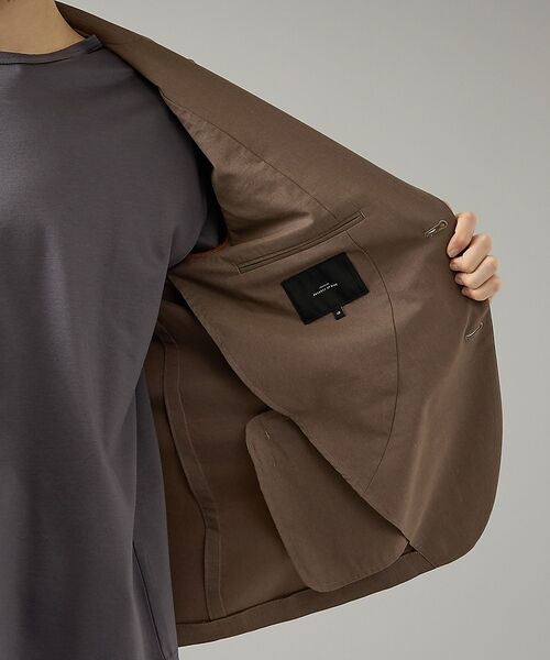 ABAHOUSE / アバハウス テーラードジャケット | 【セットアップ対応】スーパーストレッチ リネンジャケット/ FLEX JACKE | 詳細18