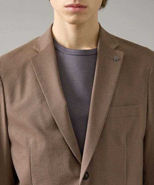 ABAHOUSE / アバハウス テーラードジャケット | 【セットアップ対応】スーパーストレッチ リネンジャケット/ FLEX JACKE | 詳細5