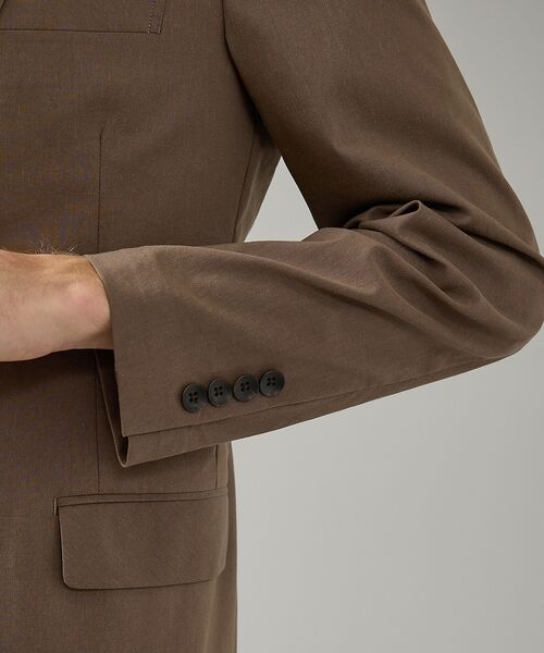 ABAHOUSE / アバハウス テーラードジャケット | 【セットアップ対応】スーパーストレッチ リネンジャケット/ FLEX JACKE | 詳細6