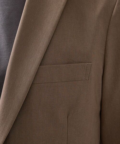 ABAHOUSE / アバハウス テーラードジャケット | 【セットアップ対応】スーパーストレッチ リネンジャケット/ FLEX JACKE | 詳細7