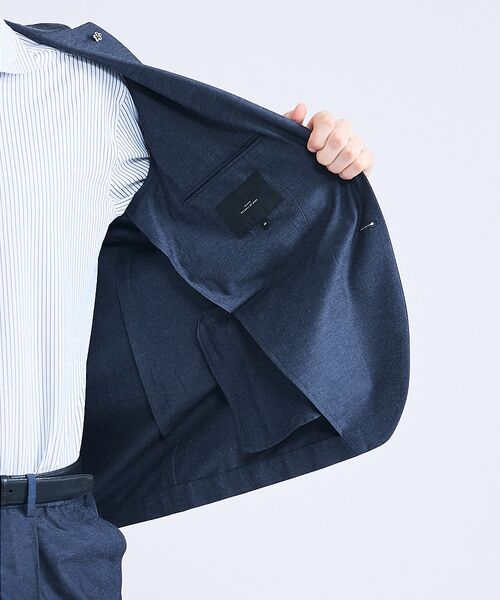ABAHOUSE / アバハウス テーラードジャケット | 【セットアップ対応】スーパーストレッチ リネンジャケット/ FLEX JACKE | 詳細30