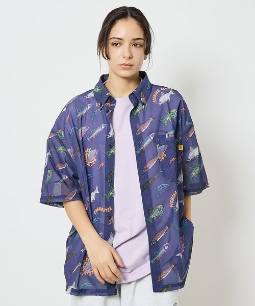 ABAHOUSE / アバハウス Tシャツ | 【COBMASTER / コブマスター】総柄メッシュ半袖シャツ【予約】 | 詳細3