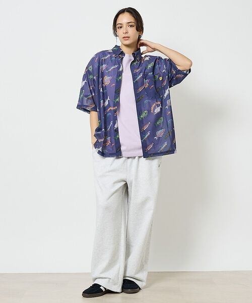 ABAHOUSE / アバハウス Tシャツ | 【COBMASTER / コブマスター】総柄メッシュ半袖シャツ | 詳細7