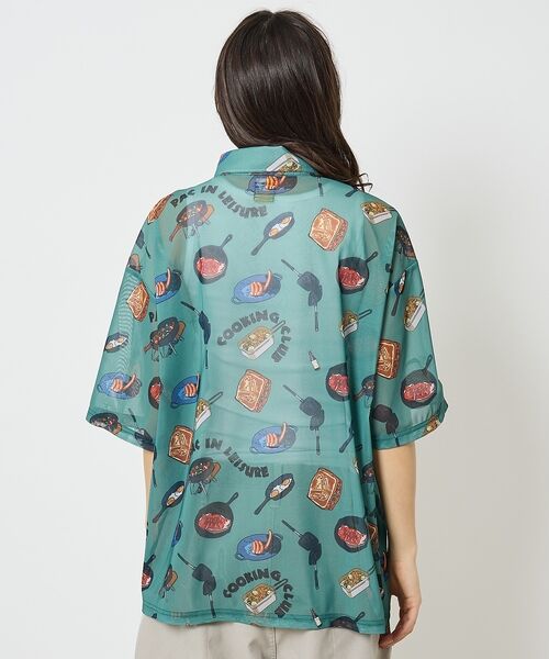 ABAHOUSE / アバハウス Tシャツ | 【COBMASTER / コブマスター】総柄メッシュ半袖シャツ【予約】 | 詳細8