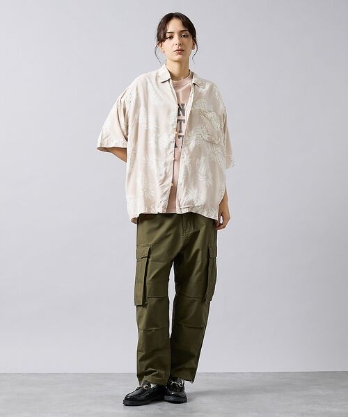 ABAHOUSE / アバハウス シャツ・ブラウス | 【REMI RELIEF / レミ レリーフ】パイナップル柄アロハシャツ/ユニセ | 詳細1