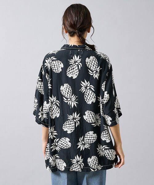 ABAHOUSE / アバハウス シャツ・ブラウス | 【REMI RELIEF / レミ レリーフ】パイナップル柄アロハシャツ/ユニセ | 詳細9