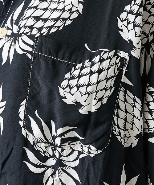 ABAHOUSE / アバハウス シャツ・ブラウス | 【REMI RELIEF / レミ レリーフ】パイナップル柄アロハシャツ/ユニセ | 詳細12