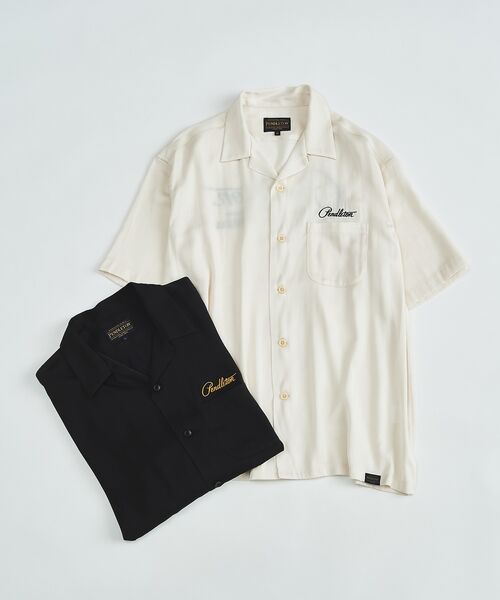 ABAHOUSE / アバハウス シャツ・ブラウス | 【PENDLETON/ペンドルトン】ロゴエンブレム 刺繍 半袖シャツ / ユニセ | 詳細1