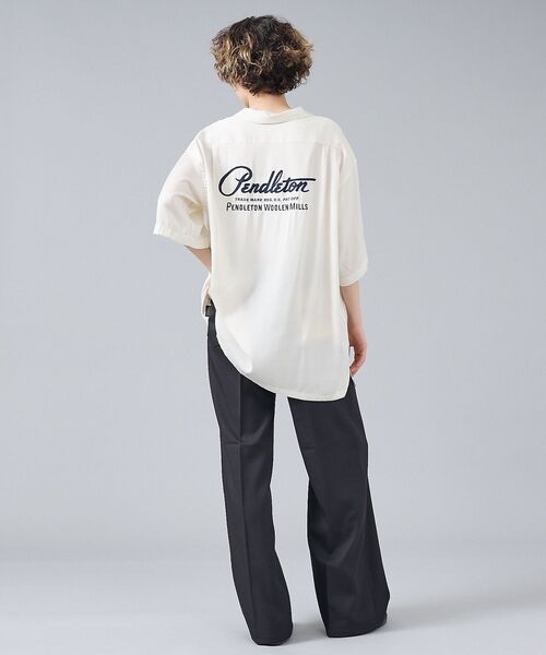 ABAHOUSE / アバハウス シャツ・ブラウス | 【PENDLETON/ペンドルトン】ロゴエンブレム 刺繍 半袖シャツ / ユニセ | 詳細11