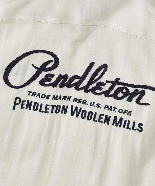 ABAHOUSE / アバハウス シャツ・ブラウス | 【PENDLETON/ペンドルトン】ロゴエンブレム 刺繍 半袖シャツ / ユニセ | 詳細4