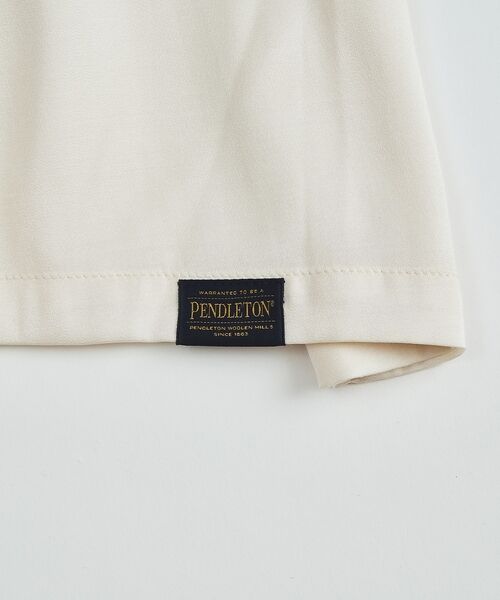 ABAHOUSE / アバハウス シャツ・ブラウス | 【PENDLETON/ペンドルトン】ロゴエンブレム 刺繍 半袖シャツ / ユニセ | 詳細7