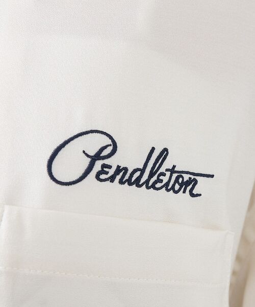 ABAHOUSE / アバハウス シャツ・ブラウス | 【PENDLETON/ペンドルトン】ロゴエンブレム 刺繍 半袖シャツ / ユニセ | 詳細8
