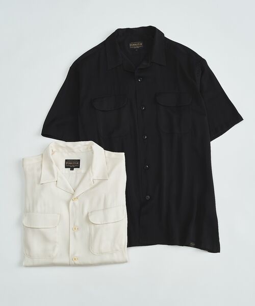 ABAHOUSE / アバハウス シャツ・ブラウス | 【PENDLETON/ペンドルトン】オープンカラー 半袖シャツ / 開襟 / ユ | 詳細14