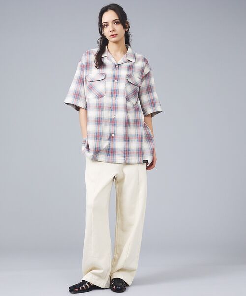 ABAHOUSE / アバハウス シャツ・ブラウス | 【PENDLETON / ペンドルトン】オープンカラー チェック 半袖シャツ/ | 詳細3