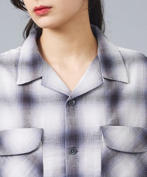 ABAHOUSE / アバハウス シャツ・ブラウス | 【PENDLETON / ペンドルトン】オープンカラー チェック 半袖シャツ/ | 詳細9