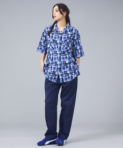 ABAHOUSE / アバハウス シャツ・ブラウス | 【PENDLETON / ペンドルトン】オープンカラー チェック 半袖シャツ/ | 詳細15