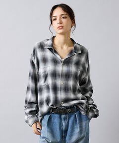ABAHOUSE / アバハウス シャツ・ブラウス | 【TOWNCRAFT/タウンクラフト】オンブレチェックシャツ/ユニセックス