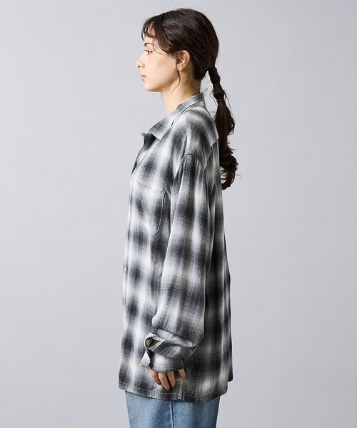ABAHOUSE / アバハウス シャツ・ブラウス | 【TOWNCRAFT/タウンクラフト】オンブレチェックシャツ/ユニセックス | 詳細5