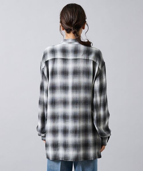 ABAHOUSE / アバハウス シャツ・ブラウス | 【TOWNCRAFT/タウンクラフト】オンブレチェックシャツ/ユニセックス | 詳細6