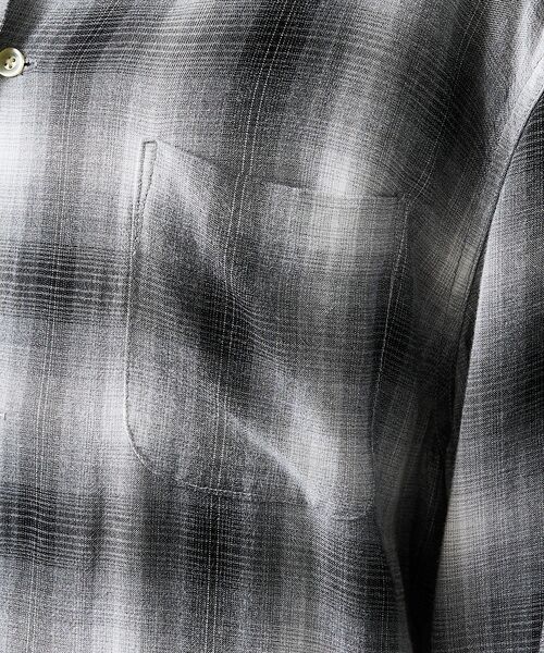 ABAHOUSE / アバハウス シャツ・ブラウス | 【TOWNCRAFT/タウンクラフト】オンブレチェックシャツ/ユニセックス | 詳細9