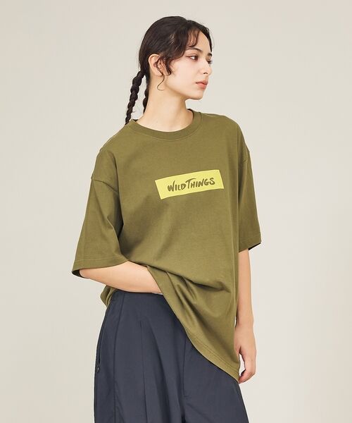 ABAHOUSE / アバハウス Tシャツ | 【WILDTHINGS / ワイルドシングス】BOX LOGO TEE / ボッ | 詳細7