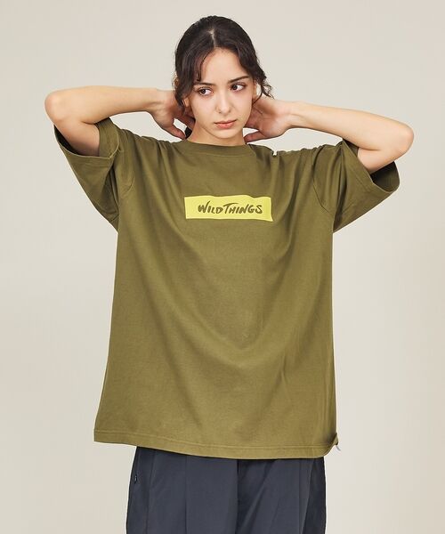 ABAHOUSE / アバハウス Tシャツ | 【WILDTHINGS / ワイルドシングス】BOX LOGO TEE / ボッ | 詳細8