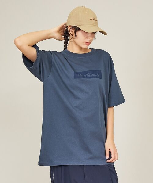 ABAHOUSE / アバハウス Tシャツ | 【WILDTHINGS / ワイルドシングス】BOX LOGO TEE / ボッ | 詳細14