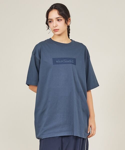 ABAHOUSE / アバハウス Tシャツ | 【WILDTHINGS / ワイルドシングス】BOX LOGO TEE / ボッ | 詳細18