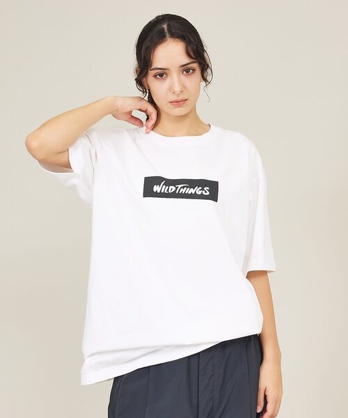 ABAHOUSE / アバハウス Tシャツ | 【WILDTHINGS / ワイルドシングス】BOX LOGO TEE / ボッ | 詳細24